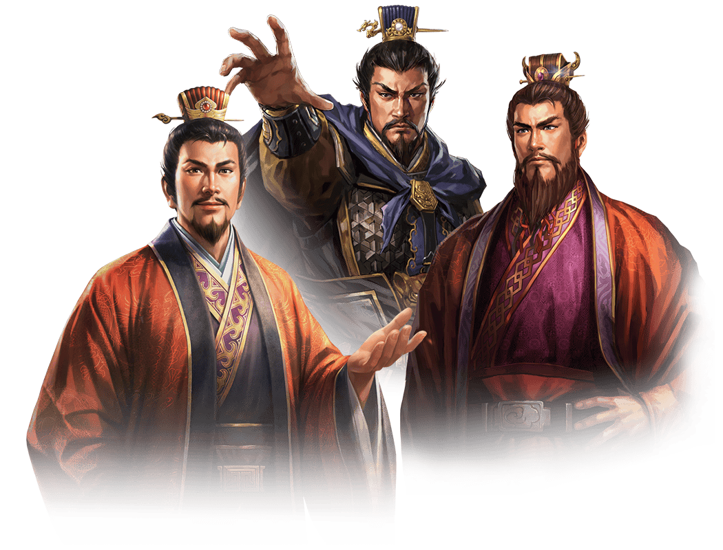 Liu Bei,Cao Cao 