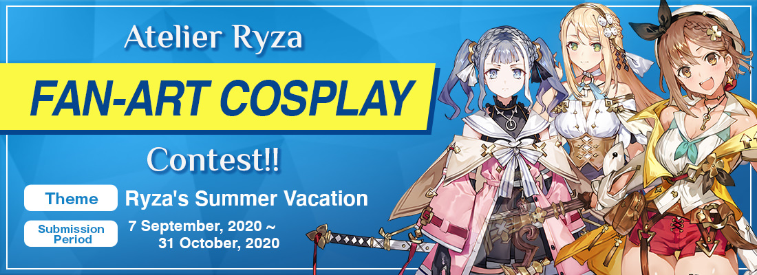 Atelier Ryza 2 Release Celebration Atelier Ryza FAN-ART COSPLAY Contest!!