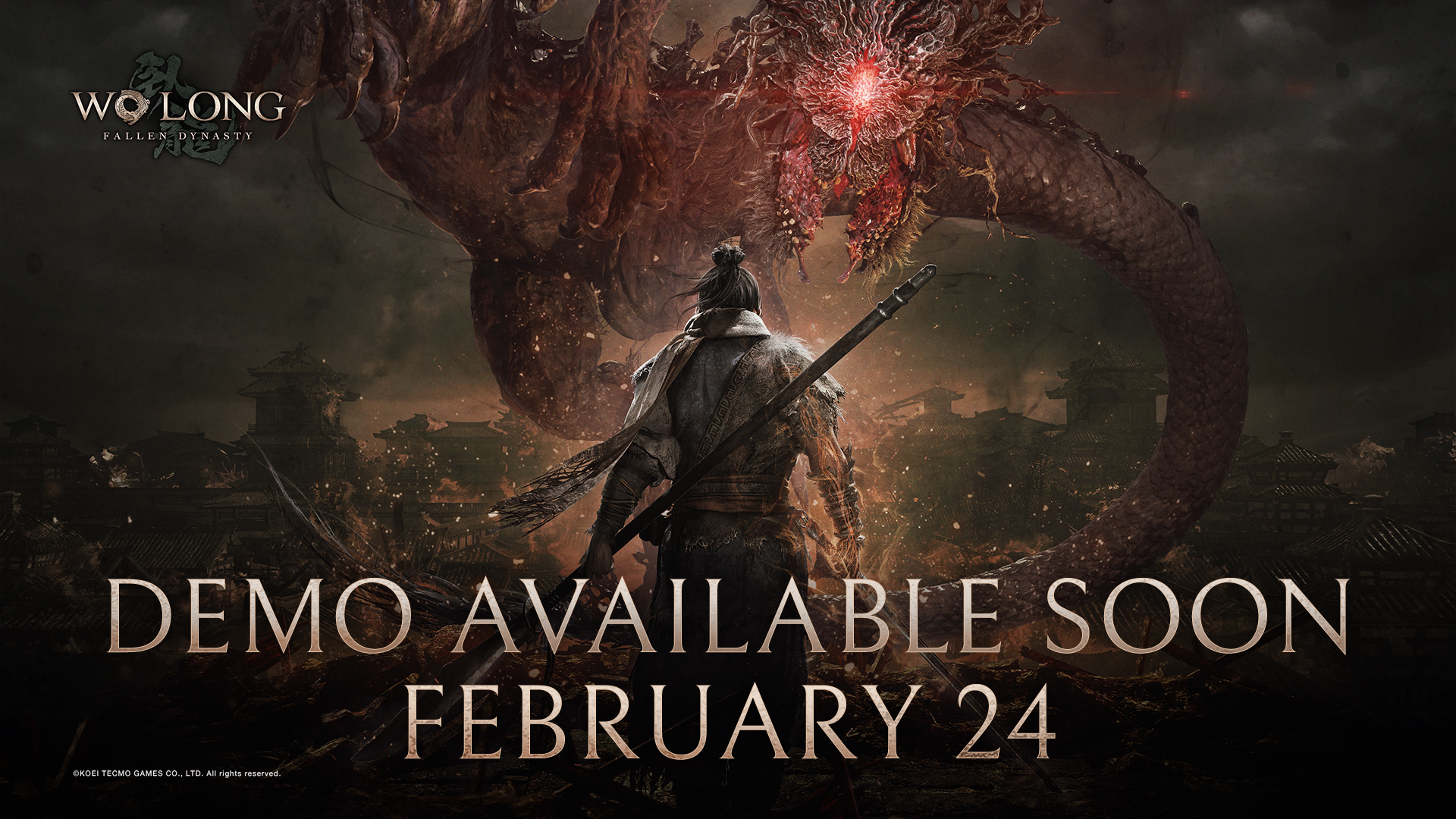 THE WO LONG: FALLEN DYNASTY FINAL DEMO WILL DEBUT 24TH